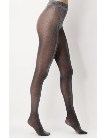Collant-Oroblu-Diamond-Lurex-argenté