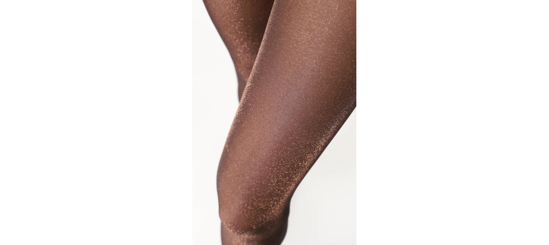 Collant-Oroblu-Diamond-Lurex-cuivre-détail