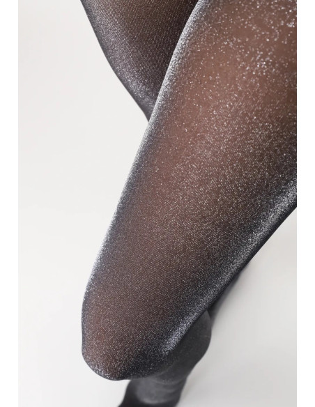 Collant-Oroblu-Diamond-Lurex-argenté-détail