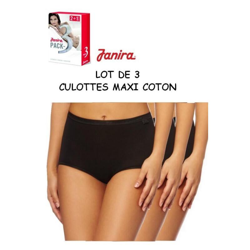 Pack de culotte Janira coton maxi