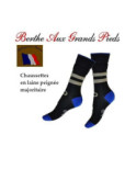 Chaussettes rayures noeud papillons