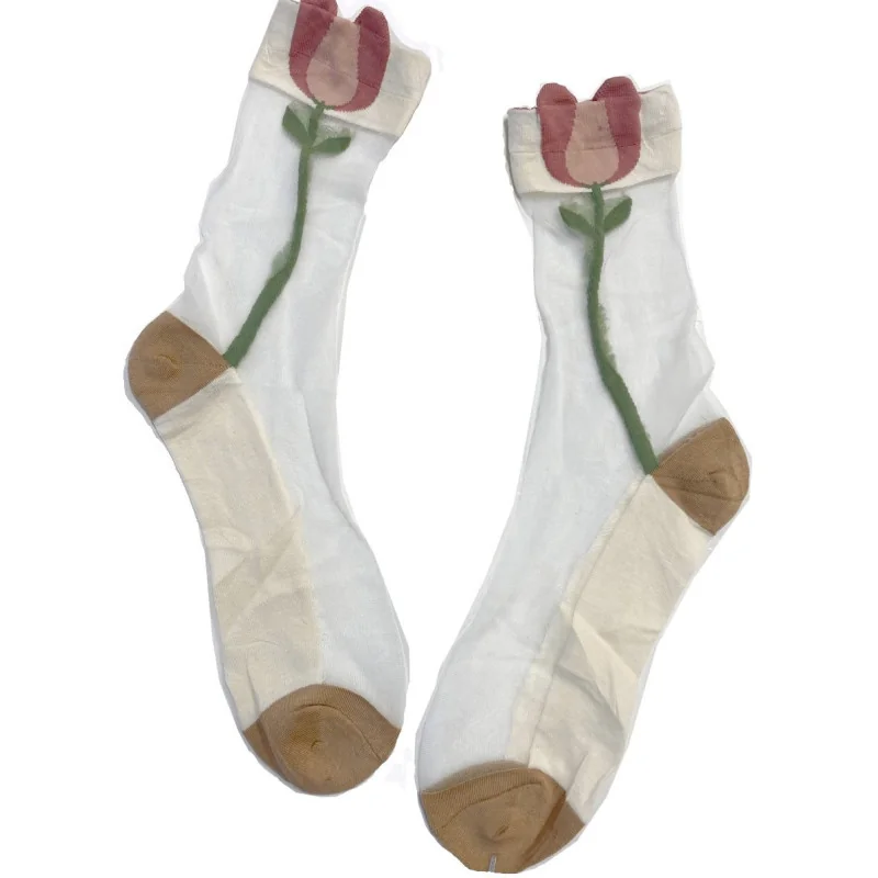 Chaussettes-crystal-Les-petits-caprices-Tulipes