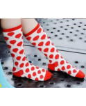 Chaussettes Boules rouges Coton