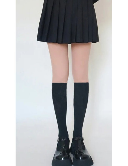 Collant-effet-chaussettesLes-PEtits-caprices-trompe-l'oeil-naturel-noir