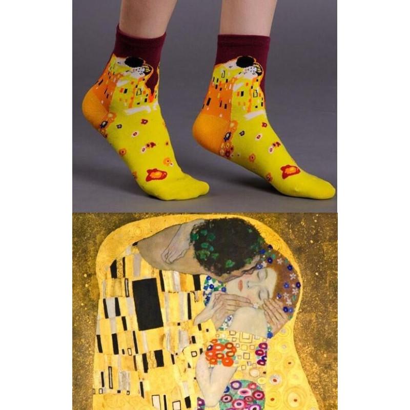 Chaussettes coton Baiser de Klimt