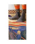 Chaussettes coton le cri  de Munch