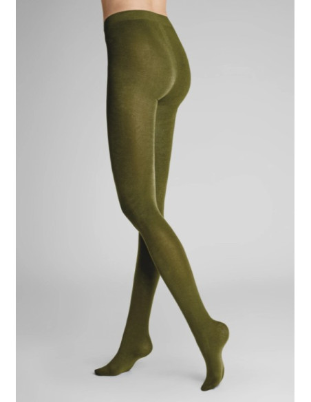Collant-coton-velvet-Kunert-Hudson-015711-kaki