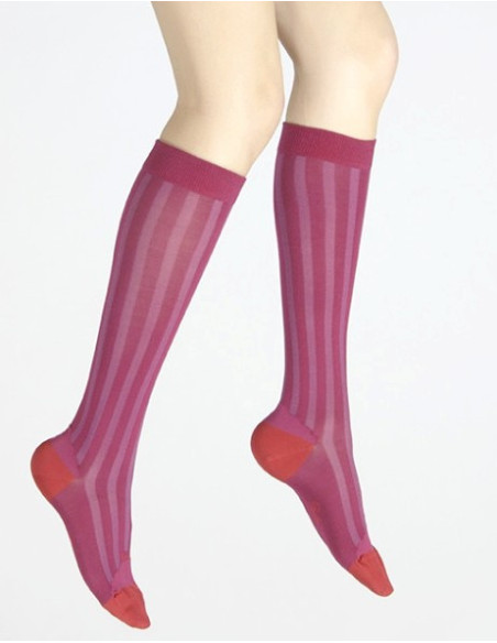 Mi-bas-en-soie-Berthe-aux-grands-pieds-fushia-BAMBS1