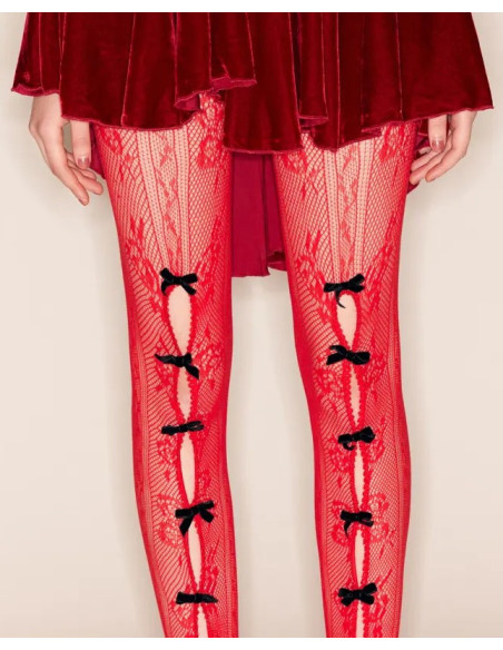 Collant-dentelle-rouge-rubans-noirs-LPC-face