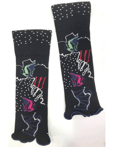 Mitaines-Berthe-aux-grands-pieds-poissons-clowns-noirs