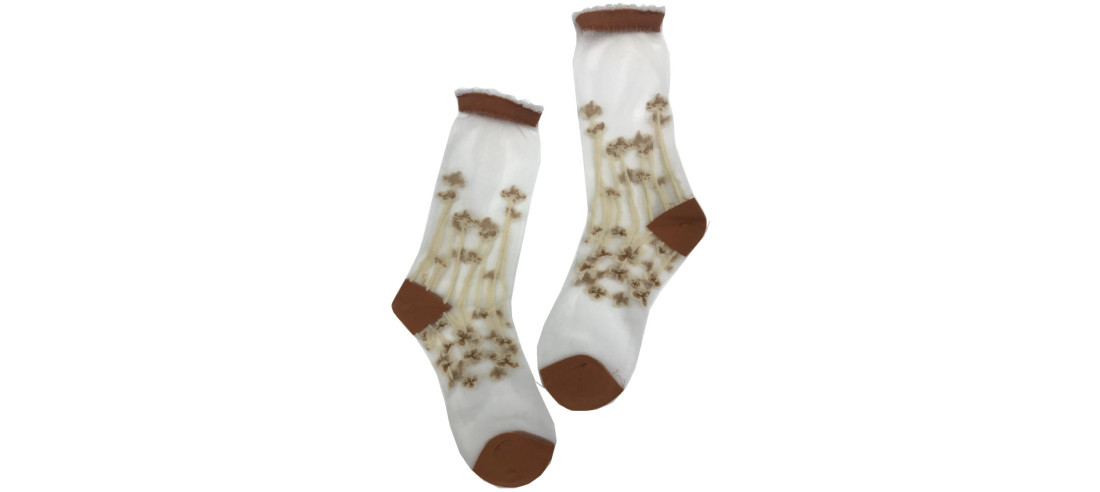 chaussettes-cristal--transparente-coton-LPC-cognac