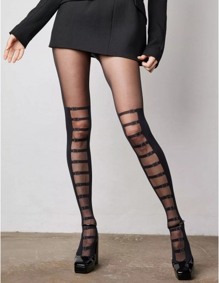 Collant-Le-Bourget-12B8--effet-cuissarde-sanglée-séduction-noir-avant