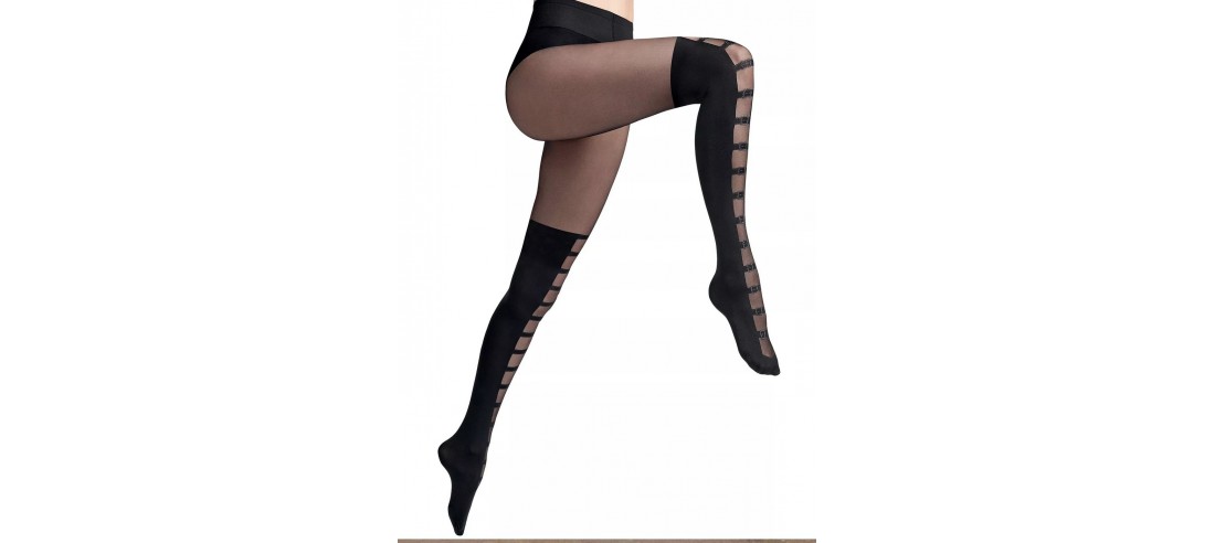 Collant-Le-Bourget-12B8--effet-cuissarde-sanglée-séduction-noir-profil