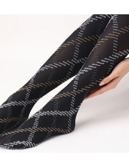 Collant-Le-Bourget-12c6--effet-losange-Garance-colors-noir-gris