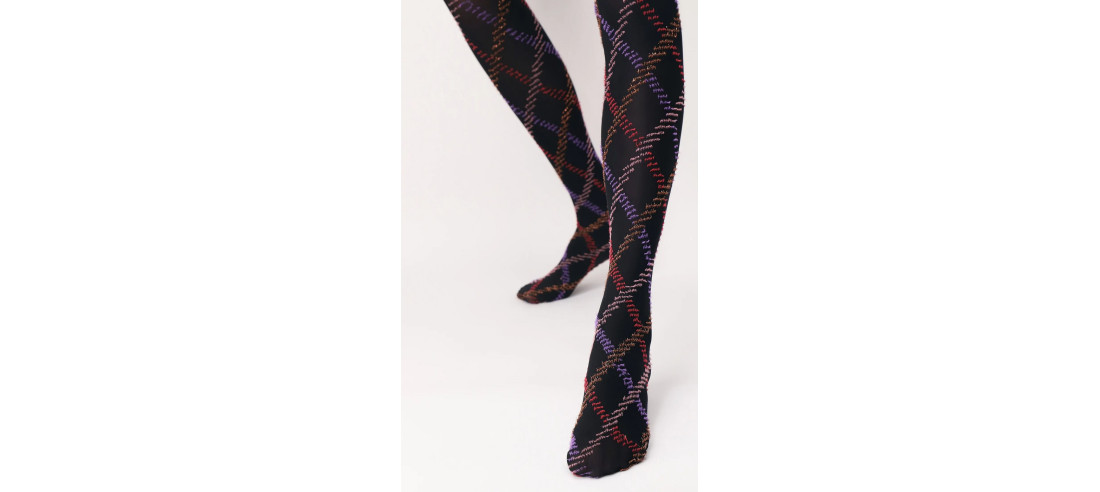 Collant Le Bourget Garance  Losanges tendance