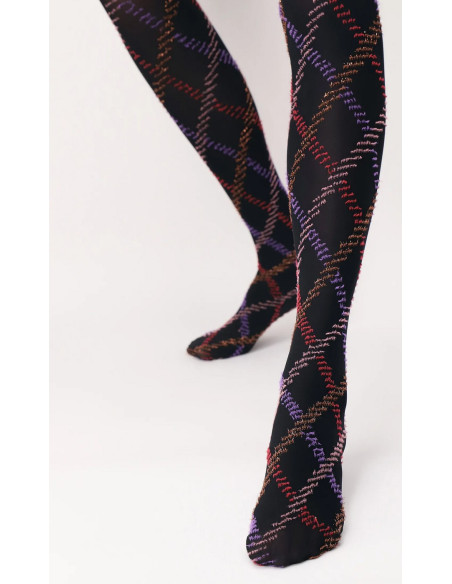 Collant Le Bourget Garance  Losanges tendance