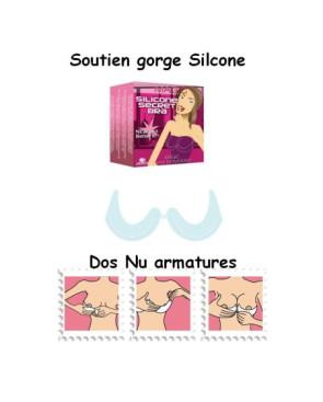 Soutien gorge silicone invisible dos nu magic