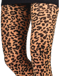 Collant-Emilio-Cavallini-léopard-naturel-5705 2