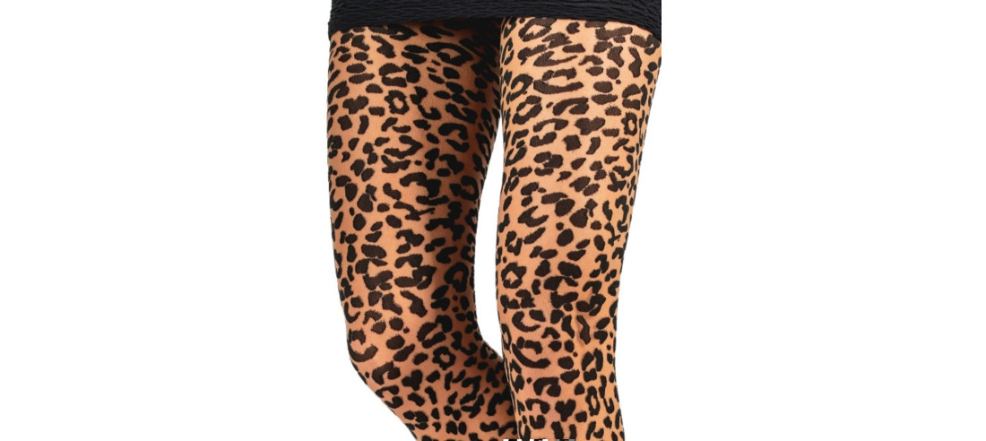 Collant-Emilio-Cavallini-léopard-naturel-5705-détail