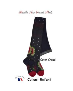 Collant Berthe aux grands pieds enfant médaillon hiver