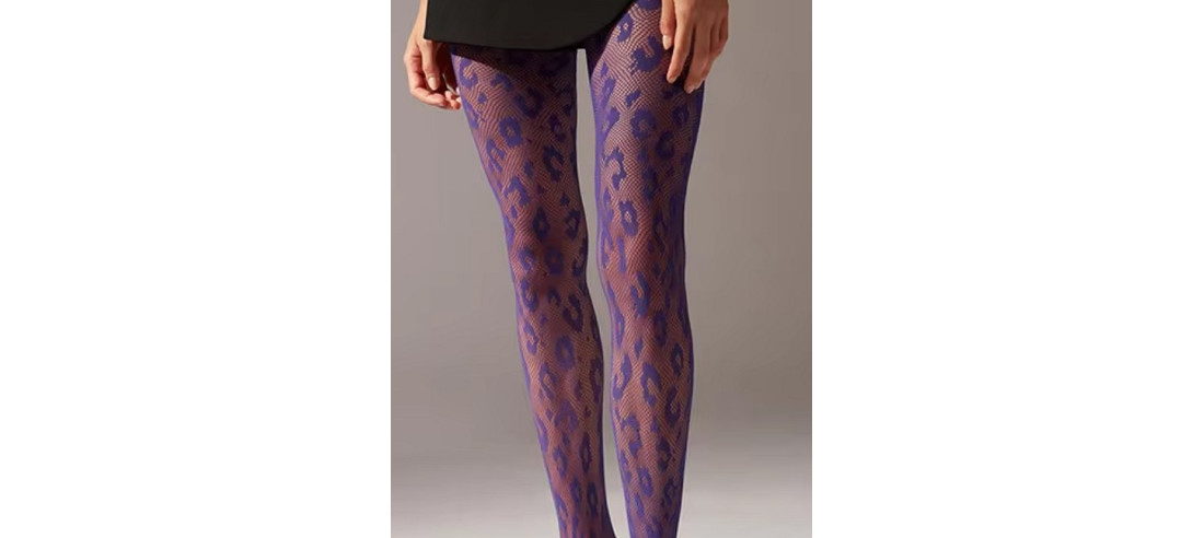 Collant-resille-léopard--Les-petits-caprices-ultra-violet-détail