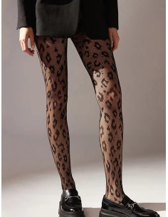 Collant-resille-léopard--Les-petits-caprices-noir
