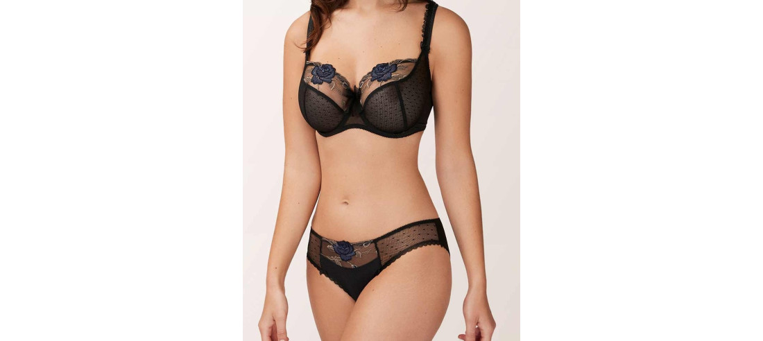 Slip Empreinte Garance Noir