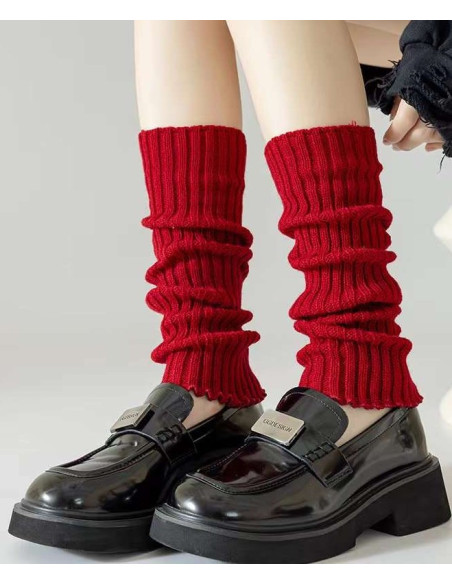 guetres-cotes-laine-lpc-cotes-verticales-rouge