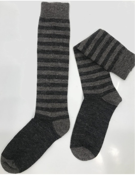 mi-bas-voilà-Rayures-alpaga-marron-antracithe