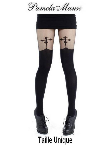 Collant Cuissarde Gothique Pamela Mann