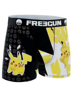 Boxer-Freegun-microfibre-pokemon-pikachu-avant 2