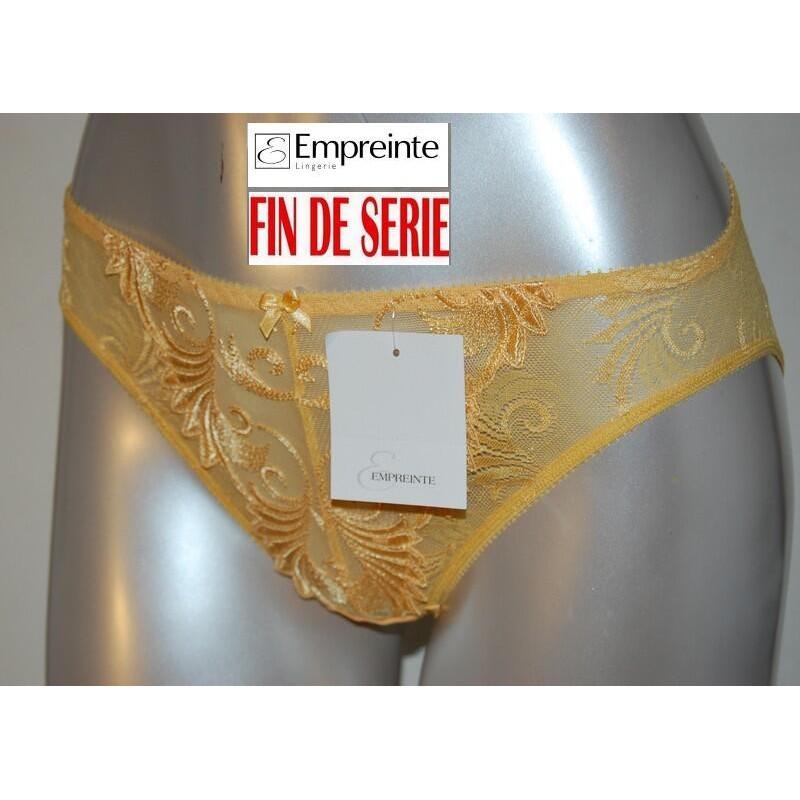 Slip Empreinte Thalia Jaune