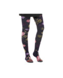 Collant Fil de joie  Chaud Rosier prune