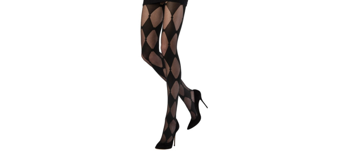 collant-Emilio-cavallini-5F32-losanges-noir