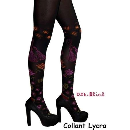 Collant Dub Et Drino Fleurs et cordon