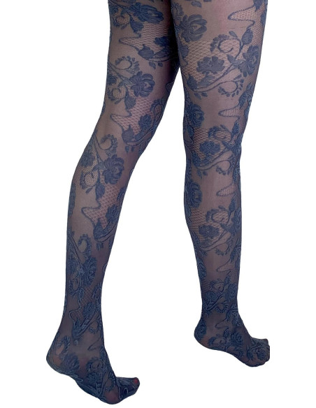 Collant-pamela-mann-dentelle-flocké-noir-dos