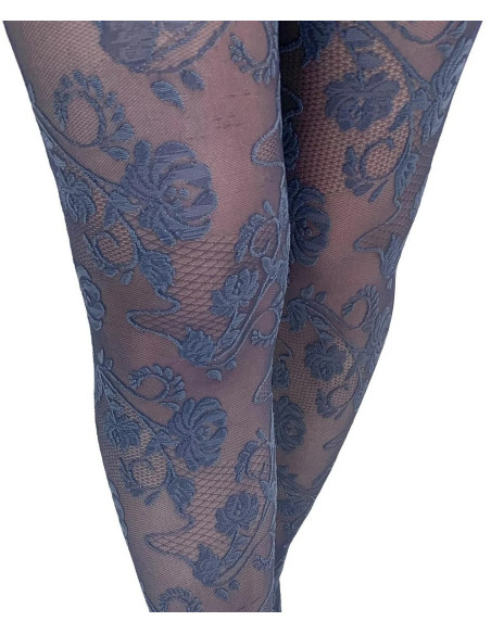 Collant-pamela-mann-dentelle-flocké-noir-détail-avant