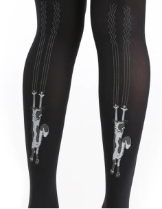 Collant-pamela-mann-imprimé-noir-chat-griffu 2