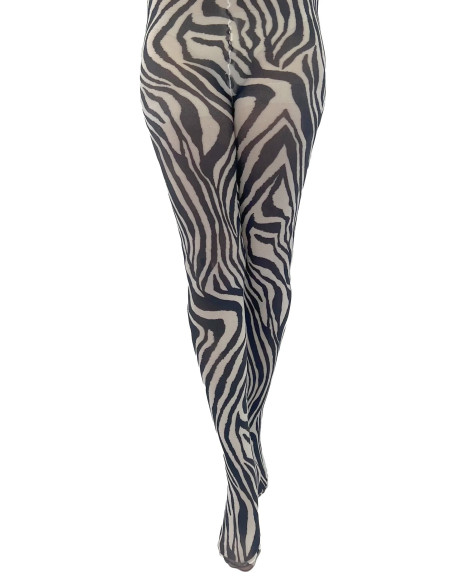 Collant-pamela-mann-Zébre-noir-blanc-av