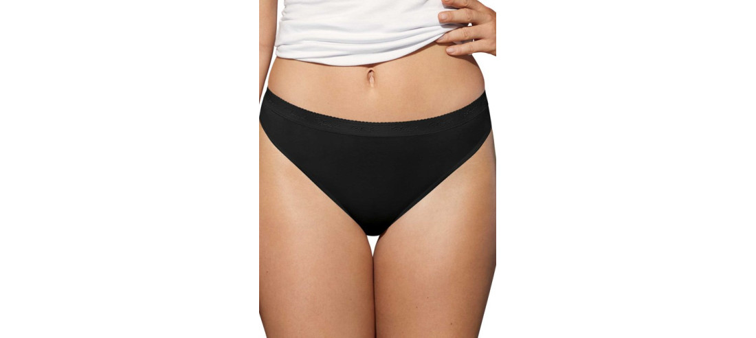 slip-coton-bio-playtex-Playtex-high-legs-avant-pack-noir