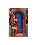 Collant fil de joie lycra Roses Bordeaux