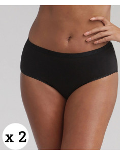 Pack 2 Slips midi Playtex Coton Bio