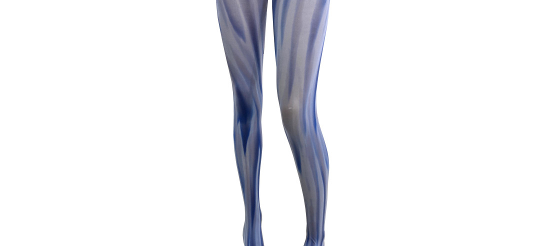 collant-Tye-n-dye-rayures-abstraites-gris-ciel-avant