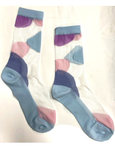 Chaussettes crystal Bulles Pastels Caprices