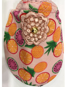 chaussons-tissu-imprimé-de-voyage-ixli-les-petits-caprices-Fruity-rose-profil 2