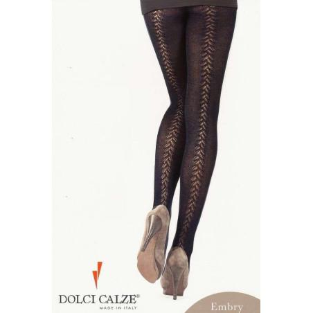 Collant maille noir Dolci Calze