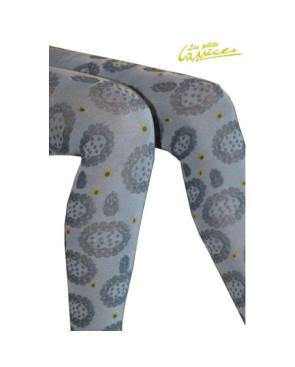  Collant sans pieds Fleurs D'automne coton détail