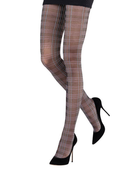 collant-Emilio-cavallini-tartan-transparent-noir-5F30-rose-ENTIER