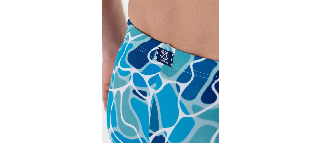 Boxer-de-bain-HOM-alain-avant-blue-dos-détail