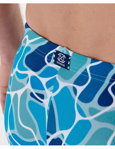 Slip de bain Hom Alain Psyché bleu